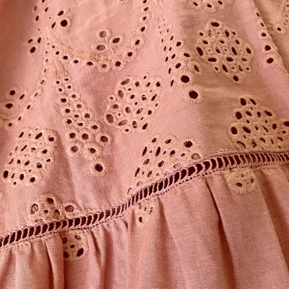 Intermix Kivari Cassidy Eyelet Halter Maxi Dress - Picture 5 of 8